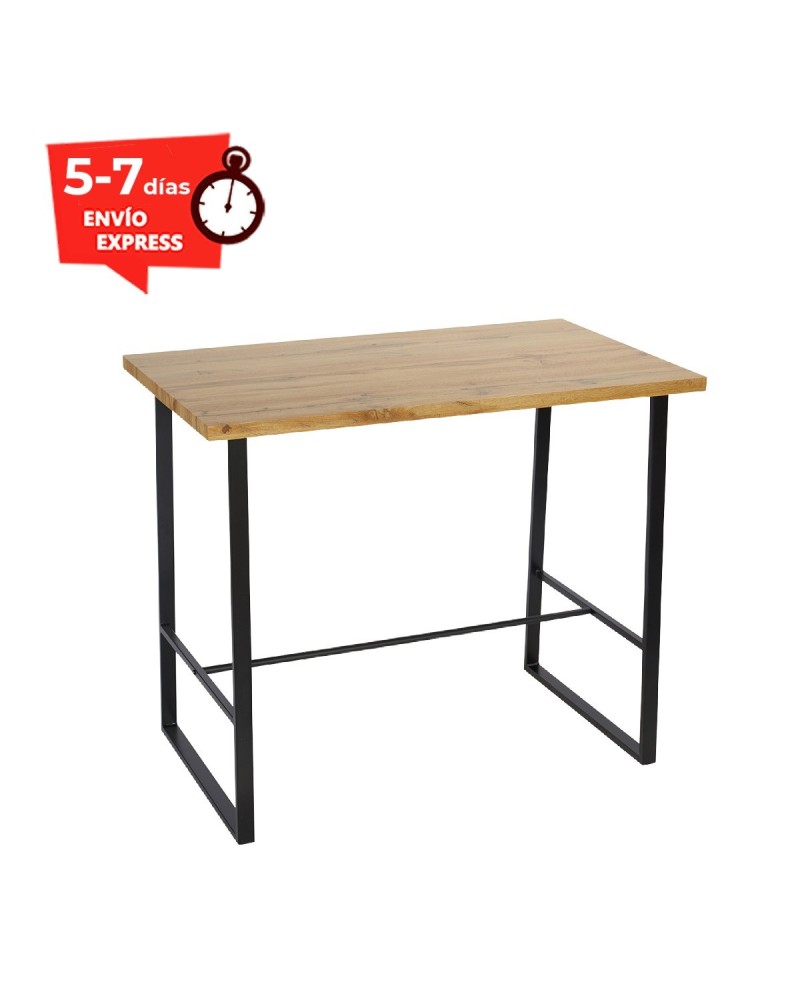 Mesa de cocina extensible A Coruña roble Hercules - Negro