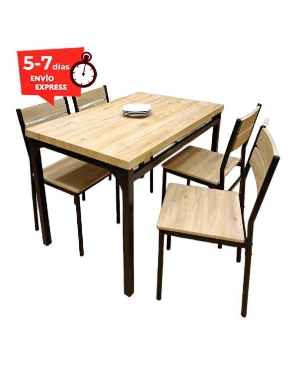 Conjunto mesa y sillas cocina Tottori