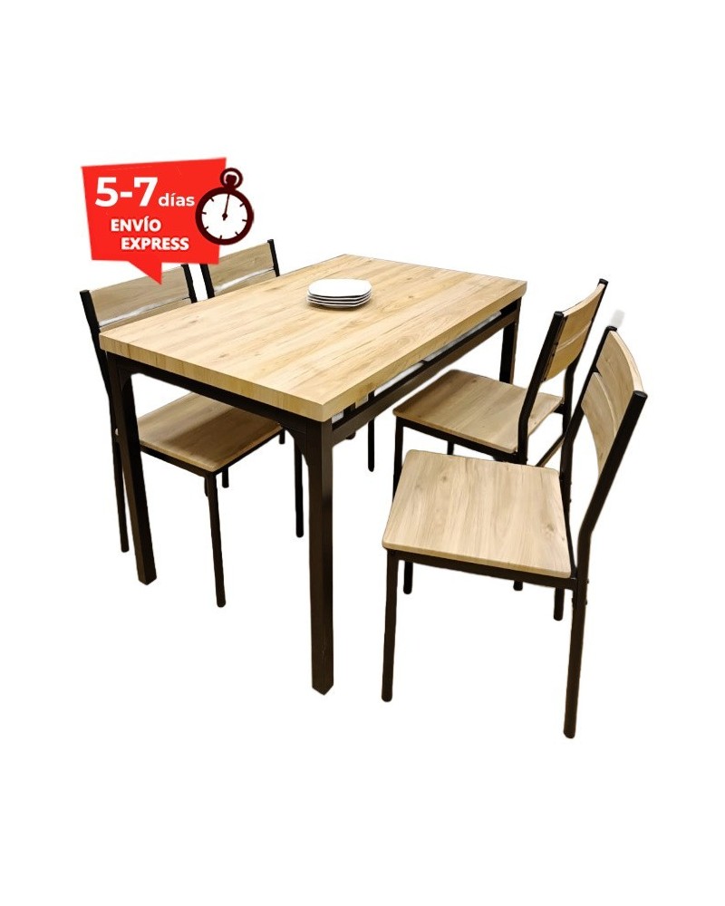 Conjunto mesa y sillas cocina Tottori