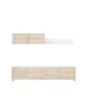 Mueble de Salón Blanco y Natural 200cm Callao