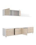 Mueble de Salón Blanco y Natural 200cm Callao
