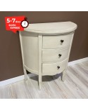 Mueble auxiliar blanco 3 cajones Helga