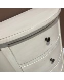 Mueble auxiliar blanco 3 cajones Helga