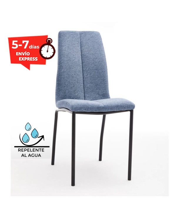 Silla comedor tapizada tela Arya