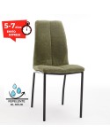 Silla comedor tapizada tela Arya