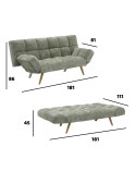 Sofá Cama Clic Clac 181 cm Noa
