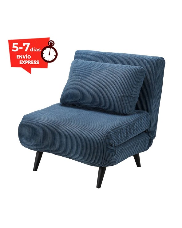 Sillón cama 1 plaza beig o azul Noia