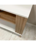 Mueble salón blanco y artisan 280 cm Grecia