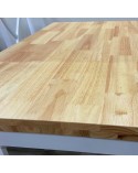 Mesa cocina madera y blanco 110x70cm Luke