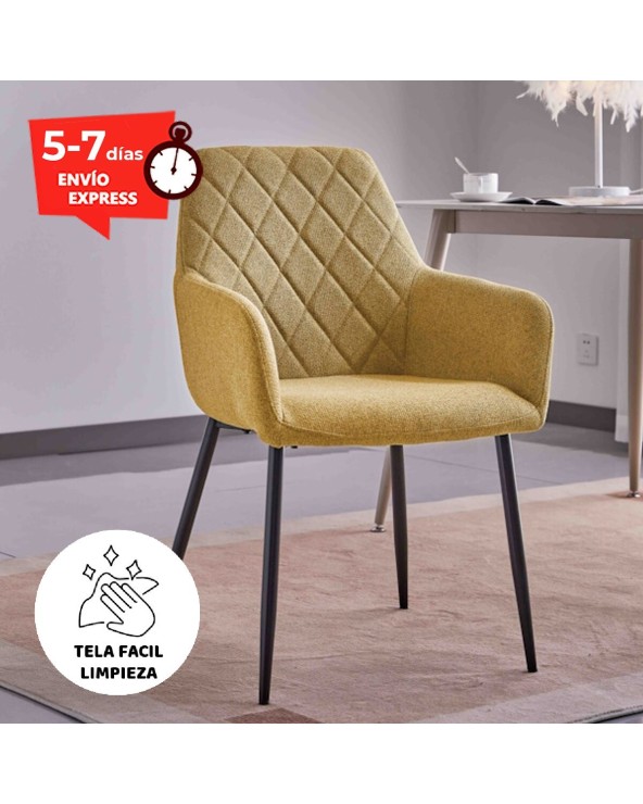 Silla comedor tapizada Vania