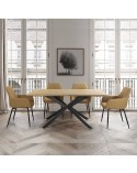 Mesa comedor madera fija 160x90 cm Mateo