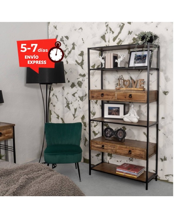 Estantería con cajones 90 cm Amelia