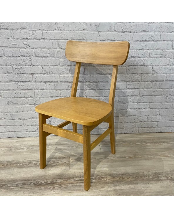 Silla madera maciza natural Texas