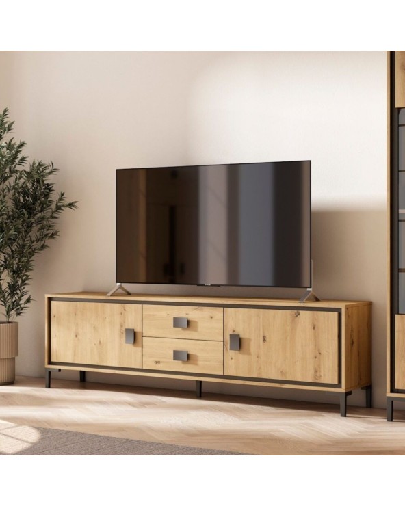 Mueble TV 178 cm con patas Santorini