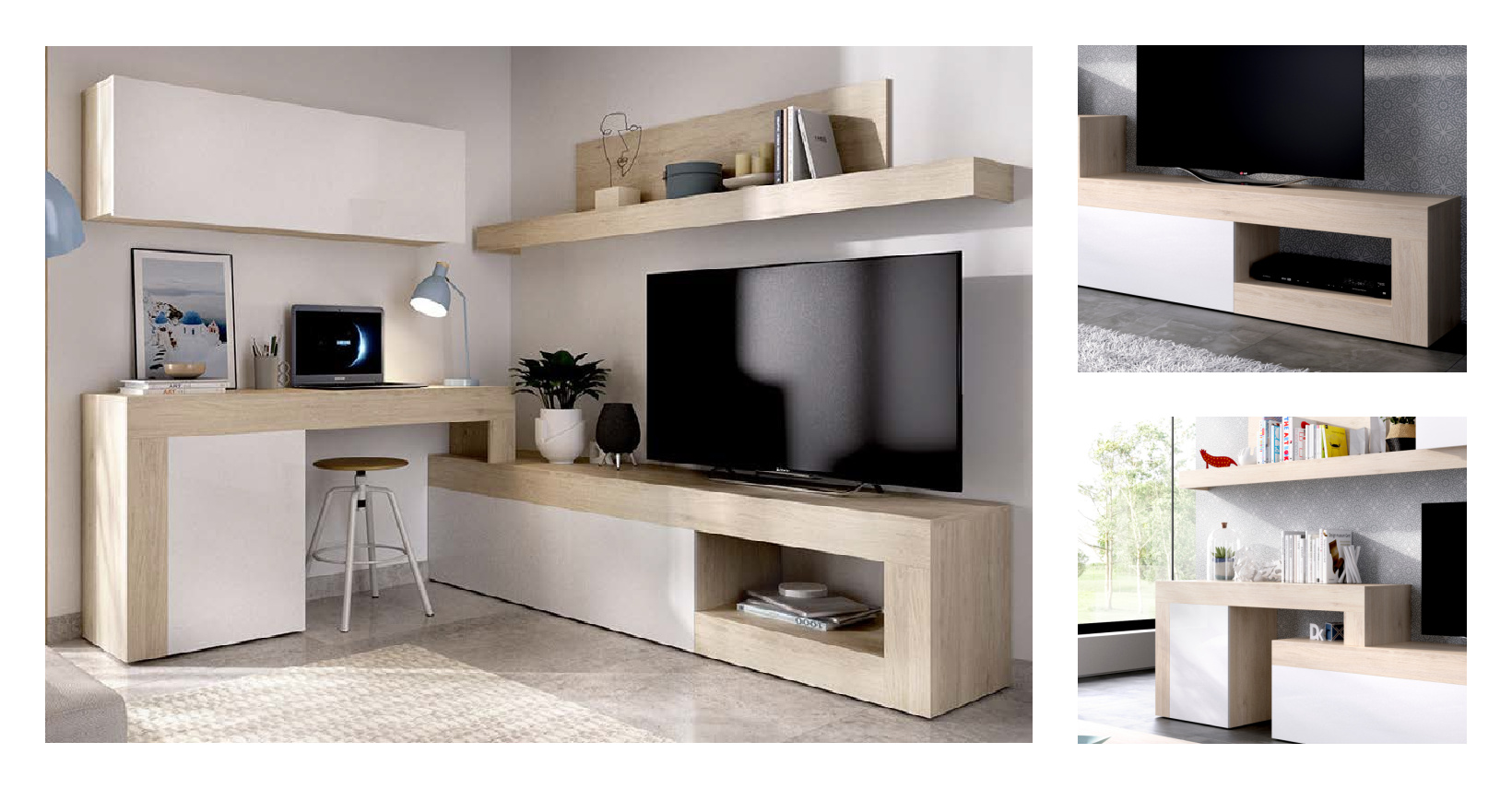 Mueble Salón Ajustable Leeds